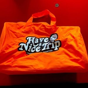 Assholes live forever Linda finegold duffel bag in orange